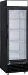 Glacier GM-1F 27" Black Exterior Right Hinged Glass 1 Door Freezer 