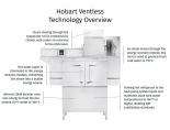 Hobart CL66-VL Ventless Electric Conveyor Type High Temperature Commerical Dishwasher