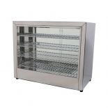 Omcan 26086 rectangular warming /  holding display case 