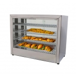 Omcan 26086 rectangular warming /  holding display case 