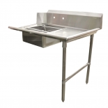 Omcan 28485 48" Right Side Soiled Dish Table with Sink 