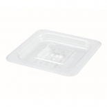 Omcan 80015 Polycarbonate Clear Cover Solid for Sixth size Food Pan