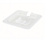 Omcan 80016 Polycarbonate Clear Cover Slotted for Sixth size Food Pan
