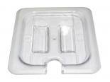 Omcan 80024 Polycarbonate Clear Cover Slotted for Third size Food Pan