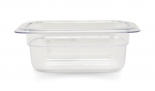 Omcan 80043 Ninth size Polycarbonate Food Pan Clear 2 1/2" Deep