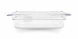 Omcan 80044 Fourth size Polycarbonate Food Pan Clear 2 1/2" Deep