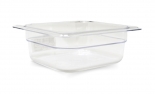 Omcan 80046 Sixth size Polycarbonate Food Pan Clear 2 1/2" Deep
