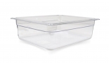 Omcan 80055 Half size Polycarbonate Food Pan Clear 4" Deep