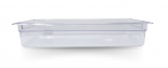 Omcan 80058 Full size Polycarbonate Food Pan Clear 4" Deep