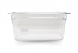 Omcan 80059 Third size Polycarbonate Food Pan Clear 6" Deep