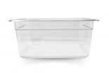 Omcan 80064 Half size Polycarbonate Food Pan Clear 6" Deep