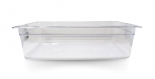 Omcan 80078 Full size Polycarbonate Food Pan Clear 6" Deep