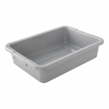 Rubbermaid 3349GRY 5" Bus Box / Tote Box Gray Color 
