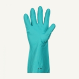 Superior Glove NIF3018 SolvStop™ 15 Mil Food Safe 12" Nitrile Green Glove (Dishwashing) 12 Pairs
