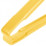 Vollrath 4780950 with Yellow handle one-piece scalloped 9" tongs 