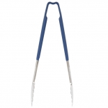Vollrath 4781230 with Blue handle one-piece scalloped 12" tongs 