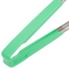Vollrath 4781270 with Green handle one-piece scalloped 12" tongs 
