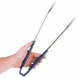 Vollrath 4781630 with Blue handle one-piece scalloped 16" tongs 