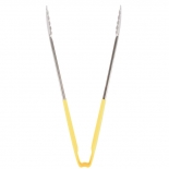 Vollrath 4781650 with Yellow handle one-piece scalloped 16" tongs 