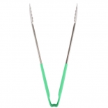 Vollrath 4781670 with Green handle one-piece scalloped 16" tongs 