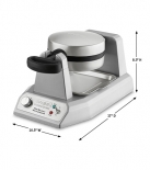 Waring WMB400X Mini Belgian Waffle Maker Electric 