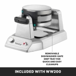 Waring WW200 Double Belgian Waffle Maker Electric 