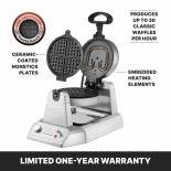 Waring WWD180X Single Classic Waffle Maker Electric 