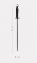 Victorinox 7.8991.33 Sharpening Steel 12" with Black Grip