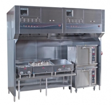 WELLS WVU-96 Wells Universal Ventless Hood with ANSUL