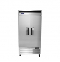 ATOSA 39.5" Bottom Mount Two (2) Stainless Steel hinged Door Reach-in Freezer MBF8502GR