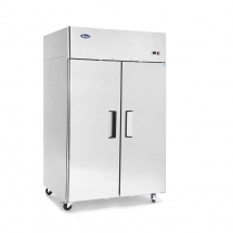 ATOSA  51" Top Mount Stainless Steel 2 hinged Solid Door Reach-In Cooler MBF8005GR