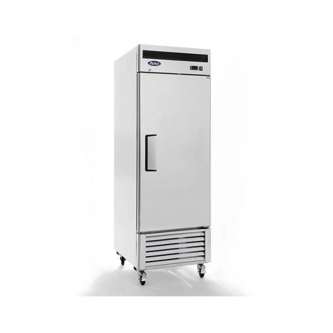 ATOSA 27"  Bottom Mount One (1) Stainless Steel Solid Door Reach-in Cooler Right hinged MBF8505GR