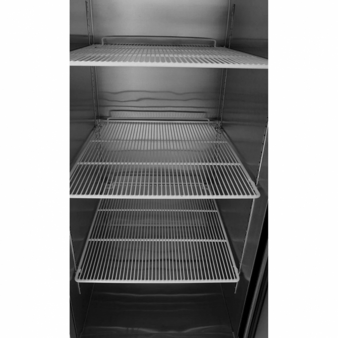 ATOSA 29" Top Mount single stainless steel solid hinged door Reach-In cooler MBF8004GR