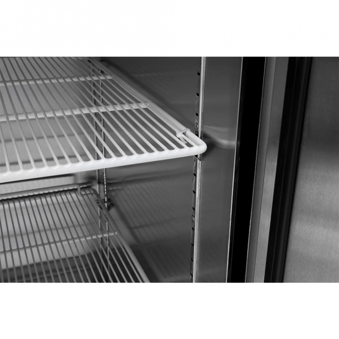 ATOSA 39.5" Bottom Mount Two (2) Stainless Steel hinged Door Reach-in Cooler MBF8506GR