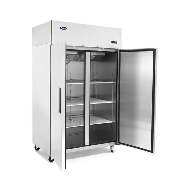 ATOSA  51" Top Mount Stainless Steel 2 hinged Solid Door Reach-In Freezer MBF8002GR