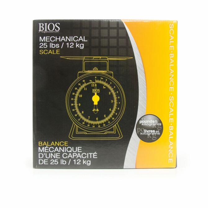 Bios 622SC Graduations Top Loading Scale 25 lbs. 12 kg Cap., 0.125 lbs /50 g 