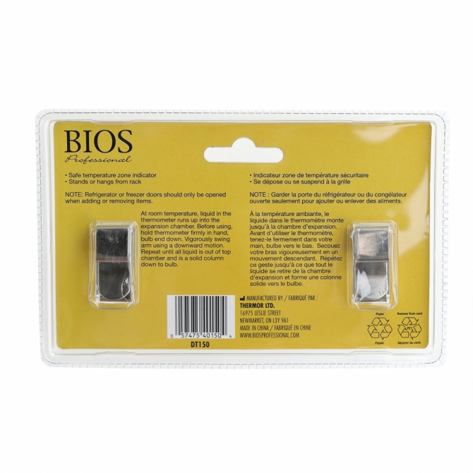 Bios DT150 Premium Fridge & Freezer Thermometer
