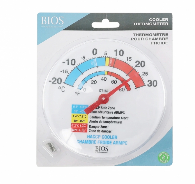 Bios DT162 HACCP 6" Dial Cooler Thermometer 