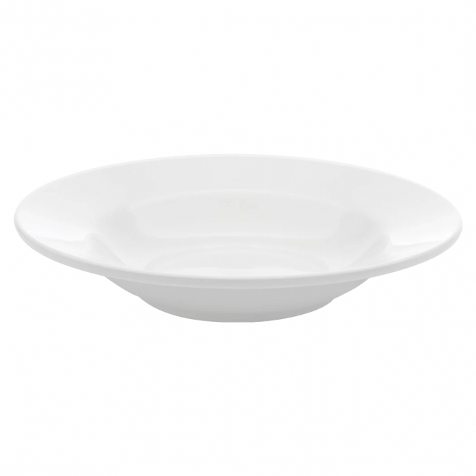 Browne 563957 Palm 9" Round Rim Soup Plate 9 oz