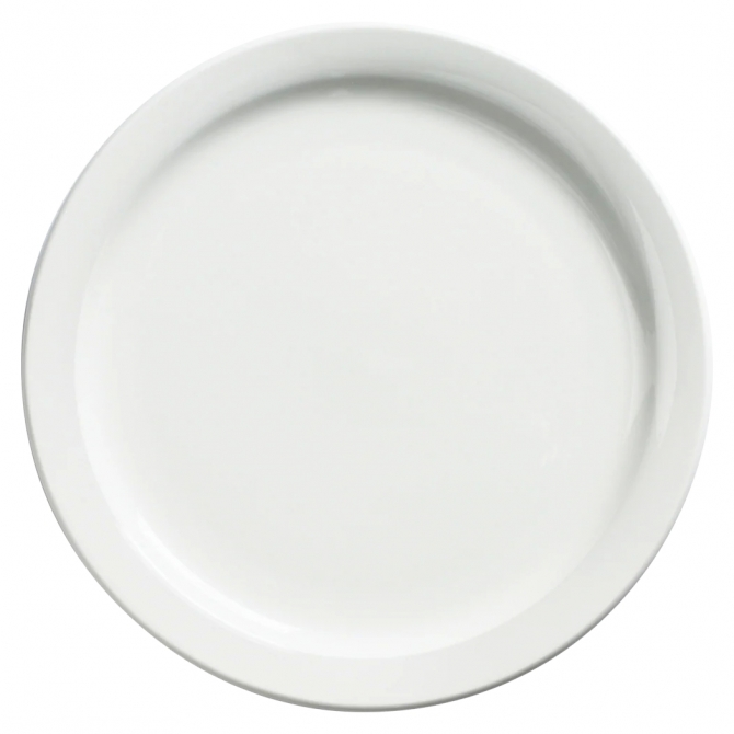 Browne 563963 Palm 7.25" Round Rim Dessert Plate