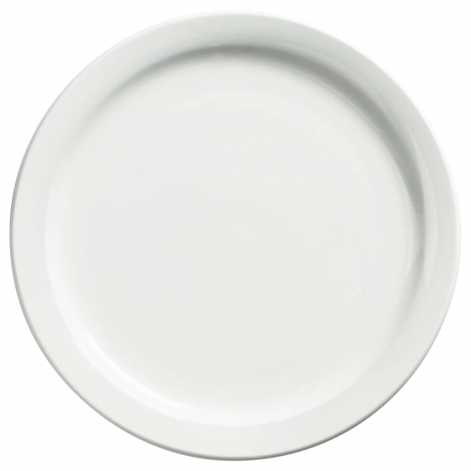 Browne 563966 Palm 10.5" Round Narrow Rim Dinner Plate