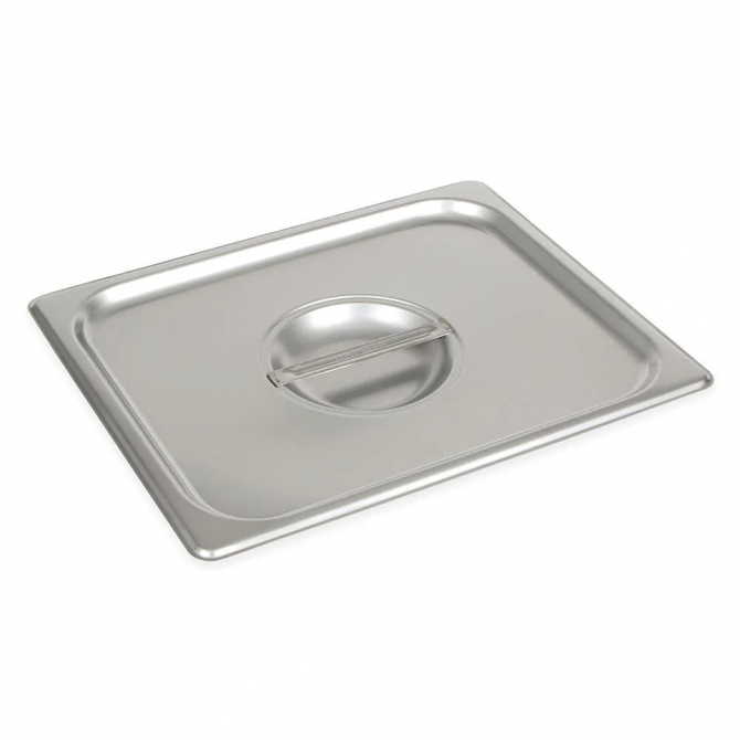 Browne 575538 Solid Cover for Half Size Steam Pan 24 gauge Stainless Steel