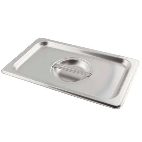 Browne 575558 Solid Cover for Fourth Size Steam Pan 24 gauge Stainless Steel