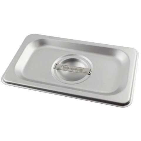 Browne 575598 Solid Cover for Ninth Size Steam Pan 24 gauge Stainless Steel