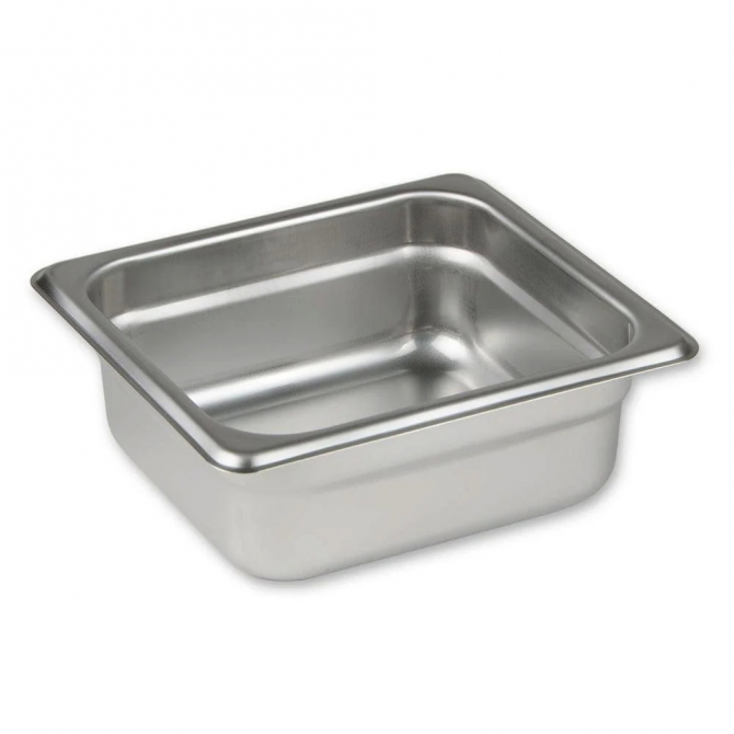 Browne 5781602 1/6 Size Food Pan, 2" Deep, 24 Gauge Stainless Steel 