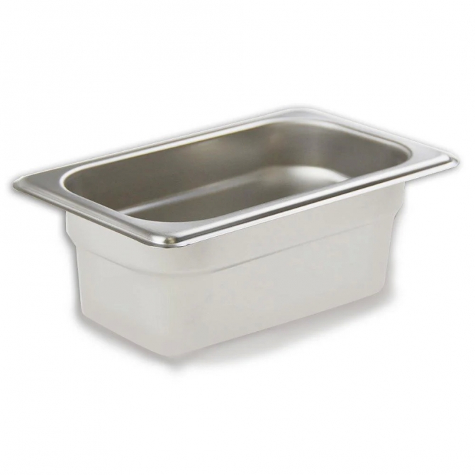 Browne 5781902 1/9 Size Food Pan, 2" Deep, 24 Gauge Stainless Steel 