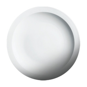 Cameo 210-141 Imperial White Round Narrow Rim Plate 14"D