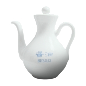Cameo 210-15S Imperial White 5 oz Soy Sauce Pot