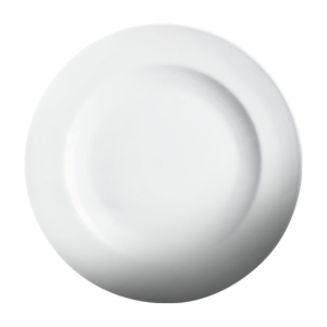 Cameo 210-161 Imperial White Round Rim Plate 16"D