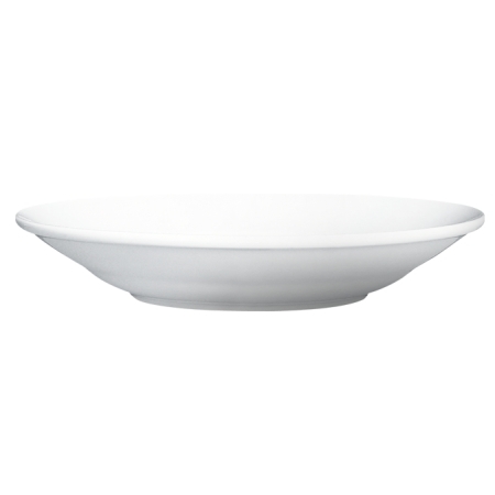Cameo 210-82 Imperial White Round Rim Soup Plate 8"D